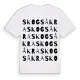 Skogsåkra ordlek t-shirt