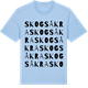 Blue Soul t-shirt med Skogsåkra ordlek t-shirt