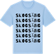 Blue Soul t-shirt med Skogsäng ordlek t-shirt