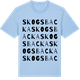 Blue Soul t-shirt med Skogsbacka ordlek t-shirt