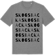 Mid Heather Gray t-shirt med Skogsbacka ordlek t-shirt