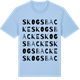 Blue Soul t-shirt med Skogsbacke ordlek t-shirt
