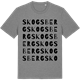 Mid Heather Gray t-shirt med Skogsberg ordlek t-shirt