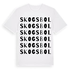 Skogsbol ordlek t-shirt – ekologisk bomull t-shirt från Pinshirt