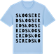 Blue Soul t-shirt med Skogsered ordlek t-shirt