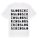 Skogsered ordlek t-shirt