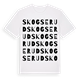 Skogserud ordlek t-shirt