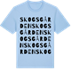 Blue Soul t-shirt med Skogsgården ordlek t-shirt