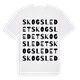 White t-shirt med Skogsledet ordlek t-shirt