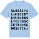 Blue Soul t-shirt med Skogslyckans centrum ordlek t-shirt
