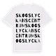 Skogslyckans centrum ordlek t-shirt