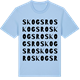 Blue Soul t-shirt med Skogsro ordlek t-shirt