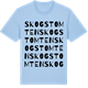 Blue Soul t-shirt med Skogstomten ordlek t-shirt