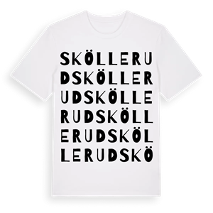 Sköllerud ordlek t-shirt – ekologisk bomull t-shirt från PinShirt