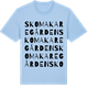 Blue Soul t-shirt med Skomakaregården ordlek t-shirt