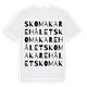 Skomakarehålet ordlek t-shirt