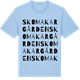 Blue Soul t-shirt med Skomakargården ordlek t-shirt