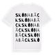 Skönabäck ordlek t-shirt