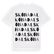 Skönadal ordlek t-shirt