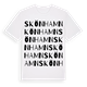 Skönhamn ordlek t-shirt