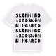 Skönningared ordlek t-shirt