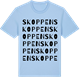 Blue Soul t-shirt med Skoppen ordlek t-shirt