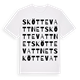 Sköttevattnet ordlek t-shirt
