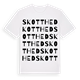 Skotthed ordlek t-shirt