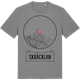 Mid Heather Gray t-shirt med Skräcklan t-shirt