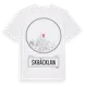 White t-shirt med Skräcklan t-shirt
