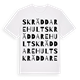Skräddarehult ordlek t-shirt