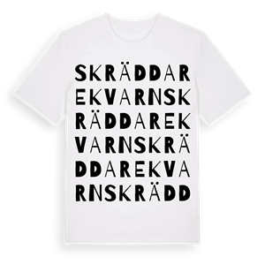 Skräddarekvarn ordlek t-shirt – ekologisk bomull t-shirt från Pinshirt
