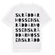 Skräddarmossen ordlek t-shirt
