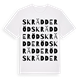 Skrädderöd ordlek t-shirt