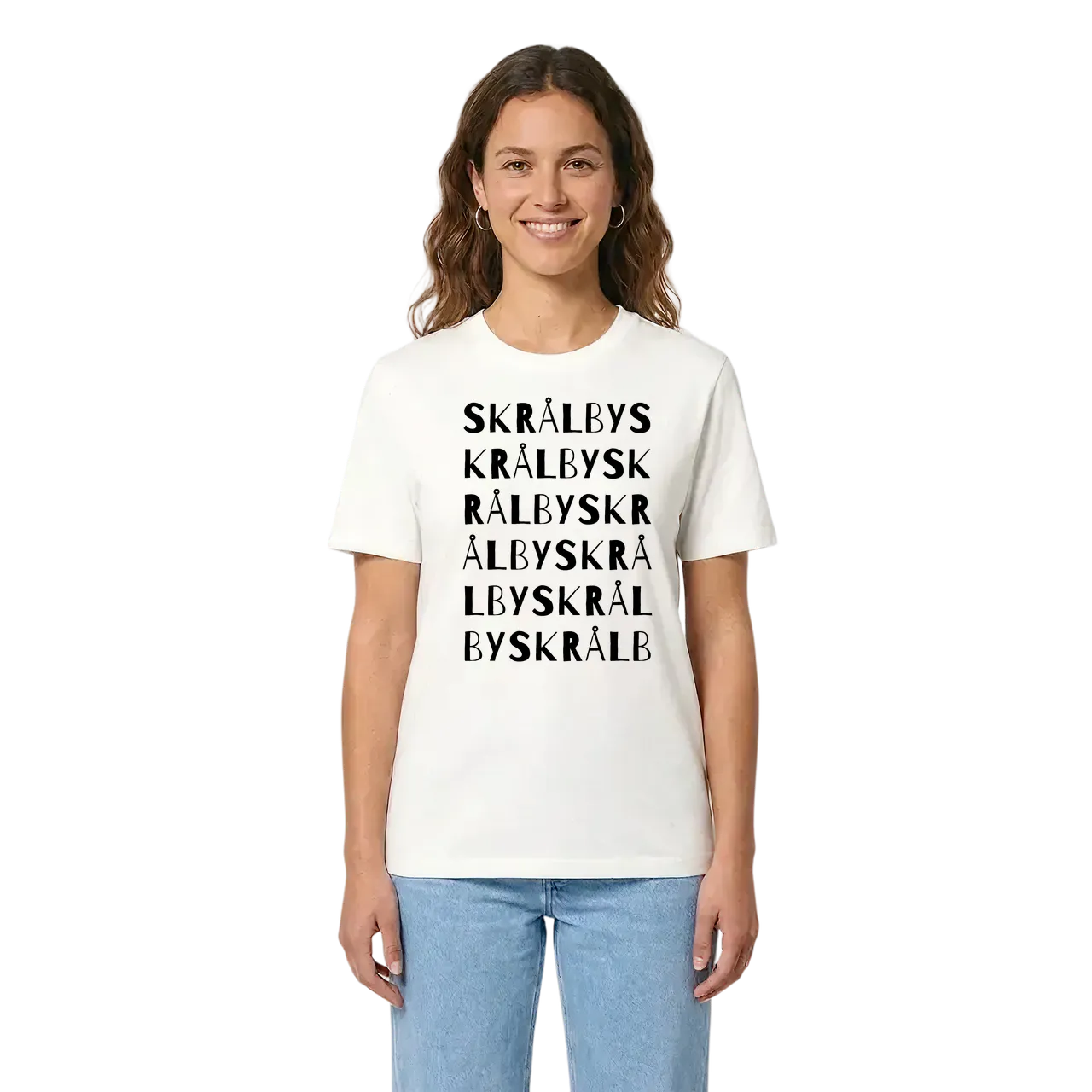 Skrålby ordlek t-shirt i miljö
