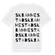 Skrammestad ordlek t-shirt
