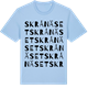 Blue Soul t-shirt med Skrånäset ordlek t-shirt