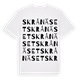 Skrånäset ordlek t-shirt