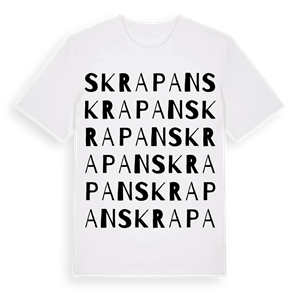 Skrapan ordlek t-shirt – ekologisk bomull t-shirt från Pinshirt