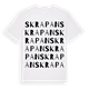 Skrapan ordlek t-shirt