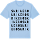 Blue Soul t-shirt med Skrikebo ordlek t-shirt