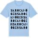 Blue Soul t-shirt med Skrockhögen ordlek t-shirt