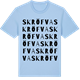 Blue Soul t-shirt med Skröfva ordlek t-shirt