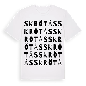 Skrötås ordlek t-shirt – ekologisk bomull t-shirt från Pinshirt