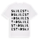 Skulestad ordlek t-shirt