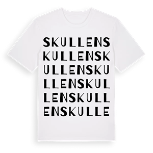 Skullen ordlek t-shirt – ekologisk bomull t-shirt från Pinshirt