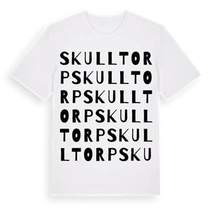 Skulltorp ordlek t-shirt – ekologisk bomull t-shirt från Pinshirt
