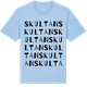 Blue Soul t-shirt med Skultan ordlek t-shirt
