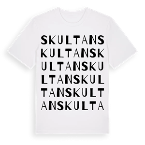 Skultan ordlek t-shirt – ekologisk bomull t-shirt från Pinshirt