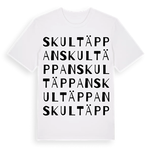 Skultäppan ordlek t-shirt – ekologisk bomull t-shirt från Pinshirt